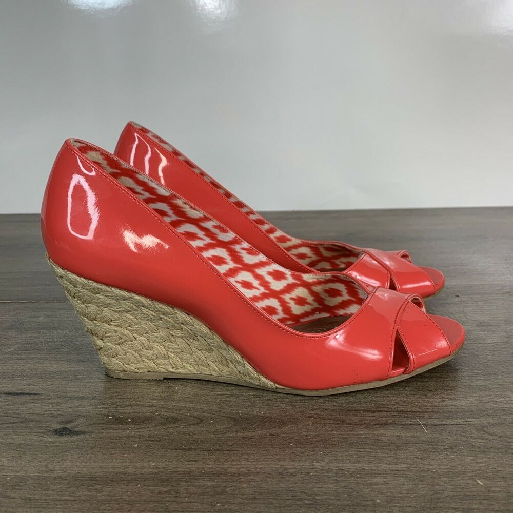 Dexflex Comfort Womens Wedge Heels Shoes Size 9.5 Peep Toes Pump - Picture 3 of 10